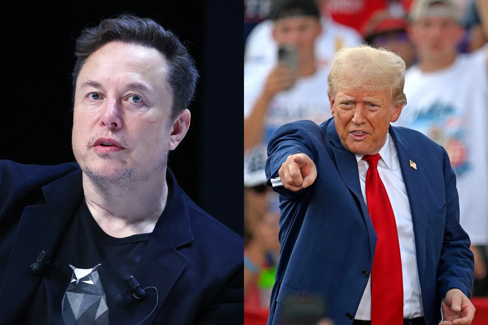 Donald Trump and Elon Musk